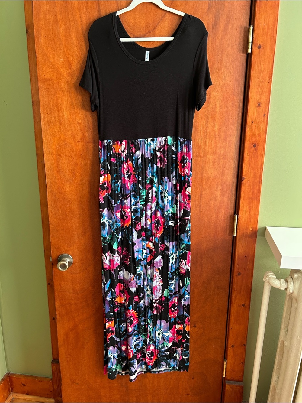 Floral print maxi dress size XL